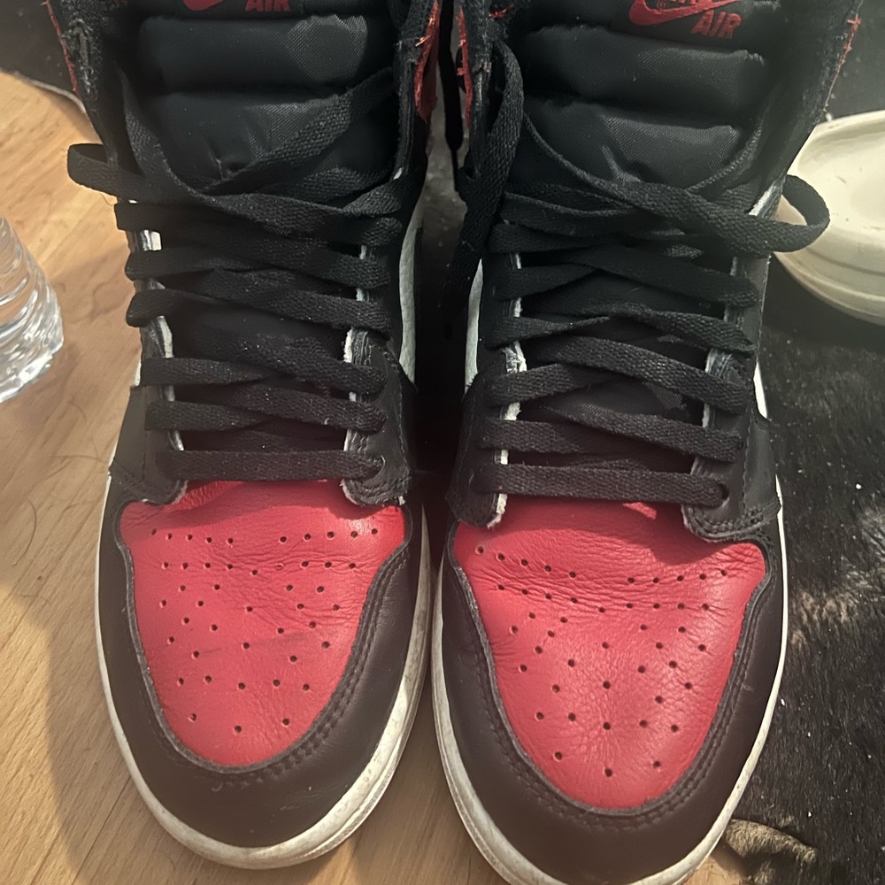 Air Jordan 1 bred toe 1’s